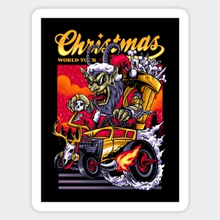 krampus rider Sticker